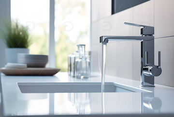 室内流水的水龙头