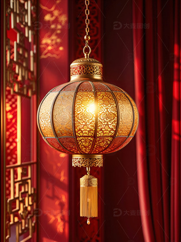 中国风红色喜庆新年背景38