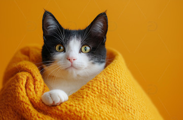 宠物可爱猫咪摄影图