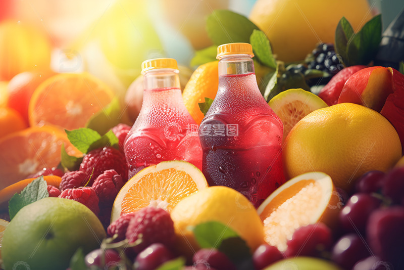 高清大图下载【趣麦麦图】果蔬鲜榨饮品