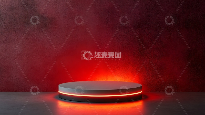 高清大图下载【趣麦麦图】双十二元旦年货节电商展台神秘氛围