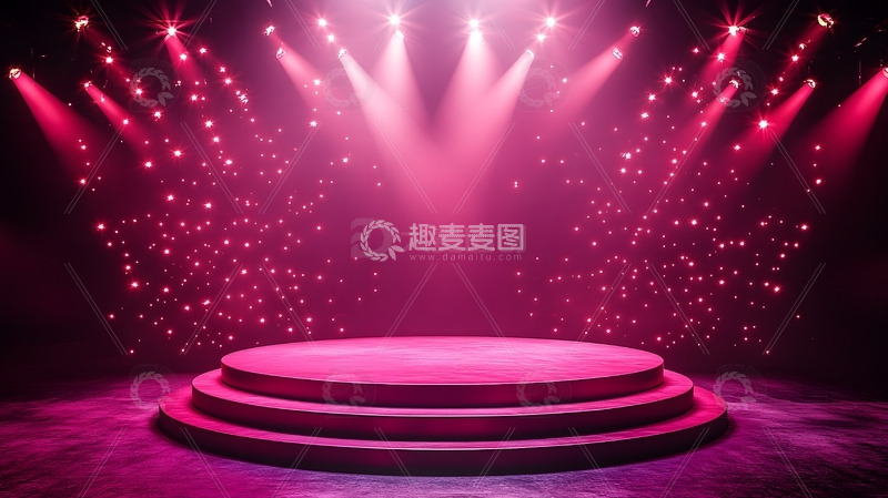 高清大图下载【趣麦麦图】双十二元旦年货节电商展台节日舞台2