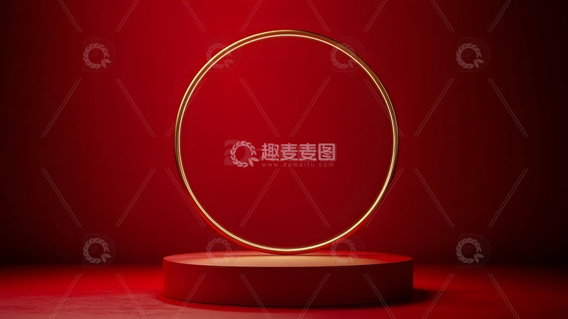 高清大图下载【趣麦麦图】双十二元旦年货节电商展台现代简约3