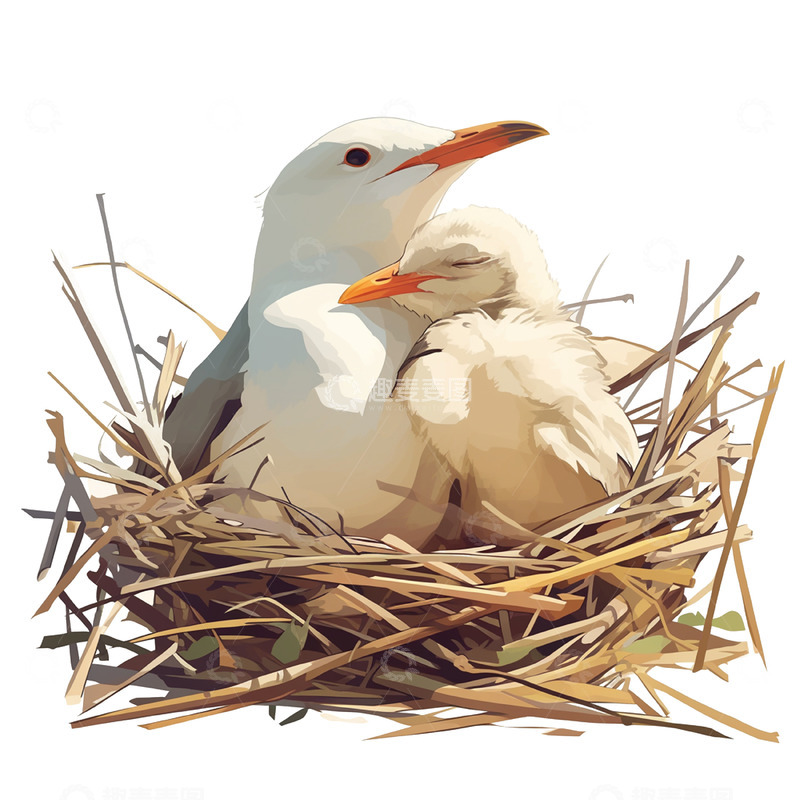 高清大图下载【趣麦麦图】卡通可爱小动物