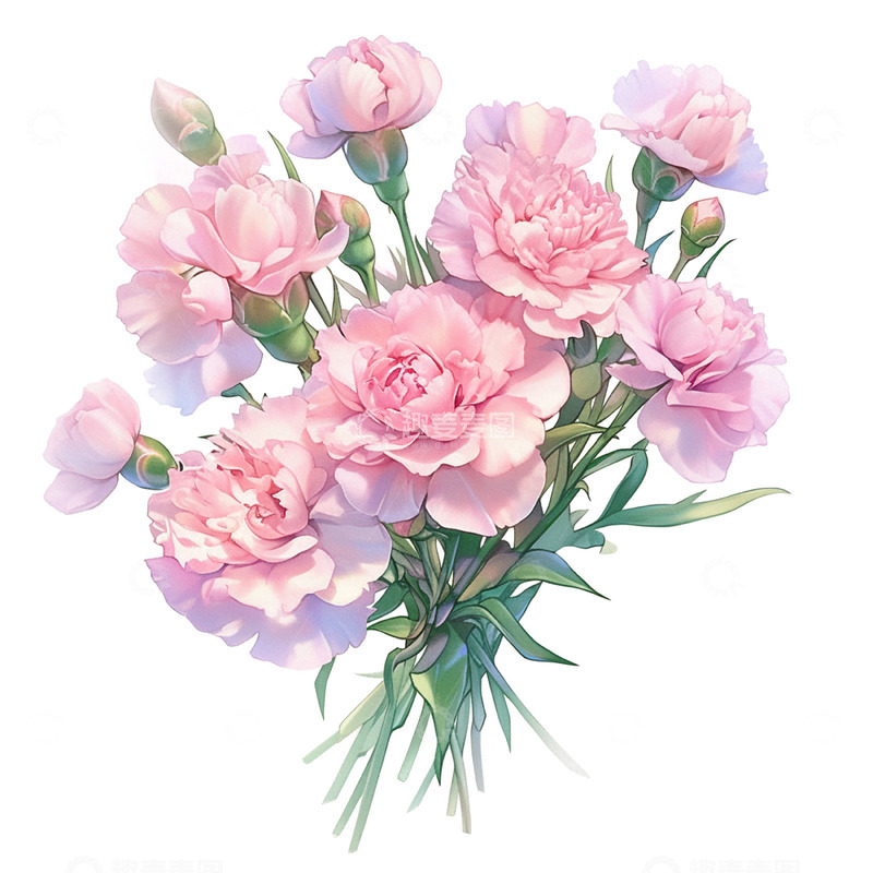 高清大图下载【趣麦麦图】粉色鲜花花束