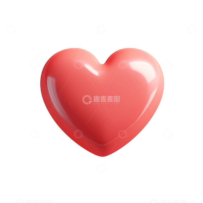 高清大图下载【趣麦麦图】母亲节粉色爱心立体