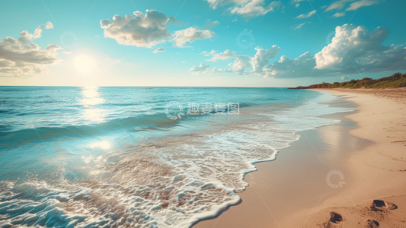 高清大图下载【趣麦麦图】海洋海滩海浪沙滩