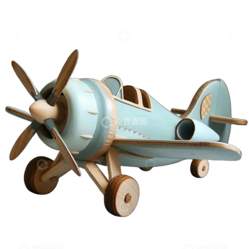 高清大图下载【趣麦麦图】卡通玩具飞机