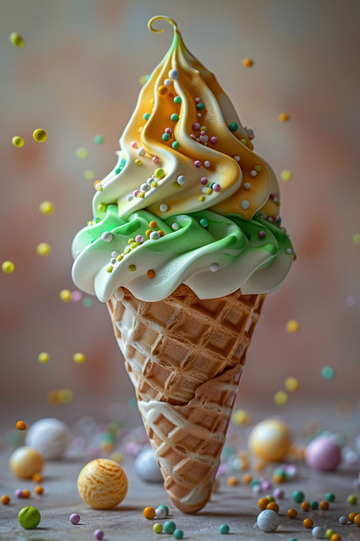 夏日美食冰淇淋