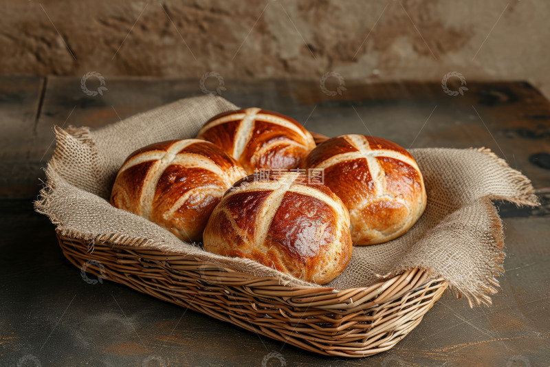 高清大图下载【趣麦麦图】烘焙面包特写摄影