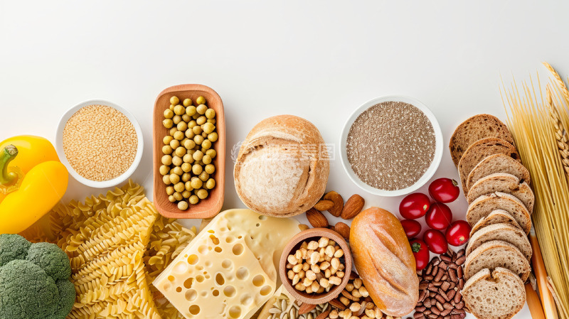 高清大图下载【趣麦麦图】坚果海报背景