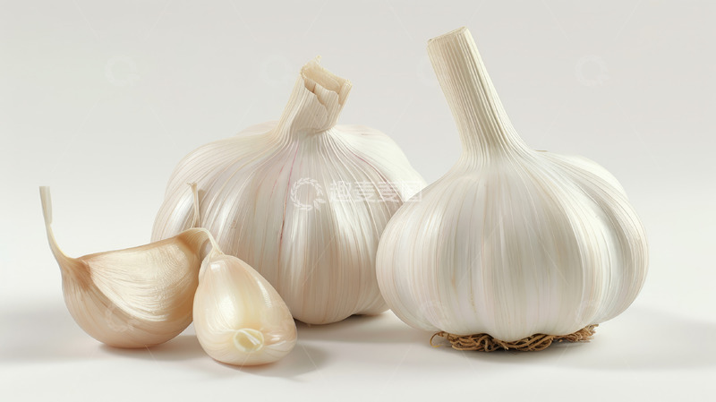 高清大图下载【趣麦麦图】大蒜蒜头特写摄影