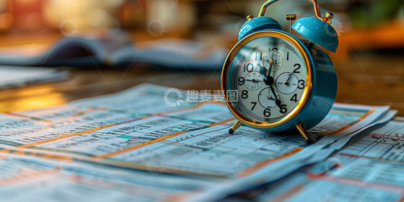 高清大图下载【趣麦麦图】实拍毕业季闹钟背景