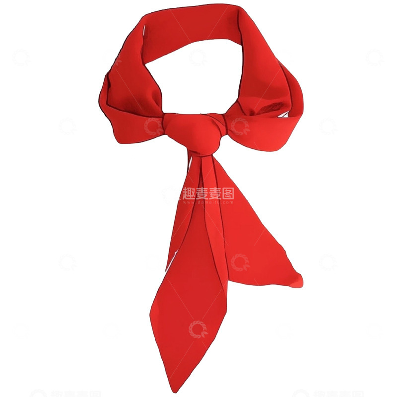 高清大图下载【趣麦麦图】六一儿童节少先队员红领巾