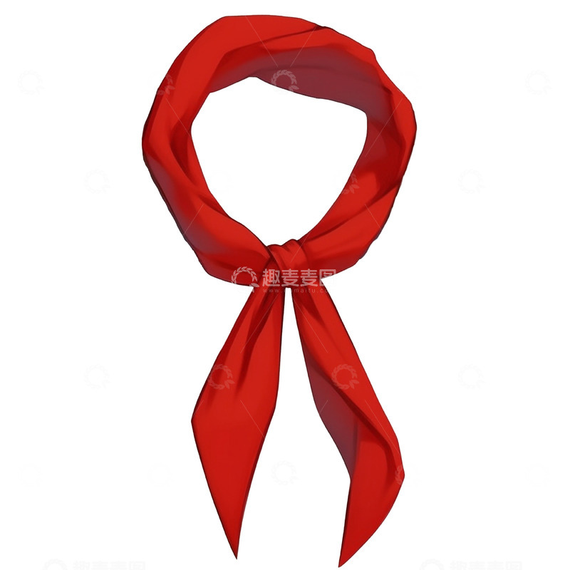 高清大图下载【趣麦麦图】卡通儿童节红领巾