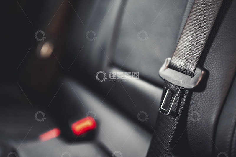 高清大图下载【趣麦麦图】豪华现代汽车内饰汽车安全带