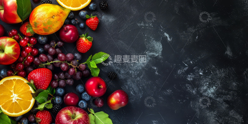 高清大图下载【趣麦麦图】水果海报背景
