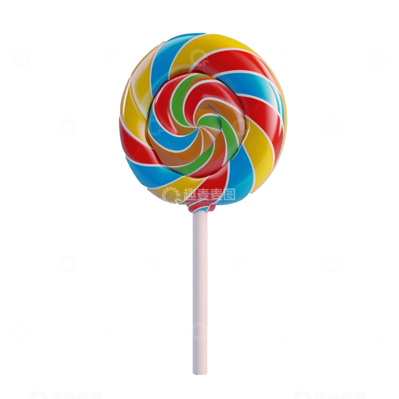 高清大图下载【趣麦麦图】六一儿童节彩色棒棒糖