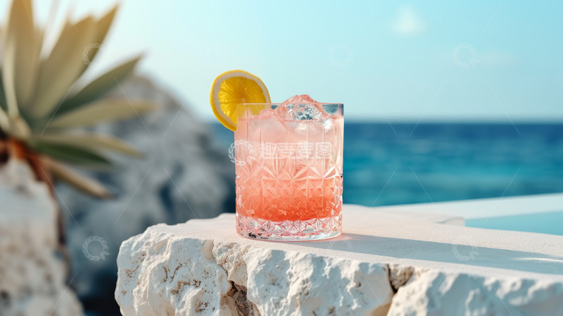 高清大图下载【趣麦麦图】夏日鸡尾酒广告