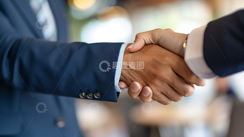 高清大图下载【趣麦麦图】商业握手图片