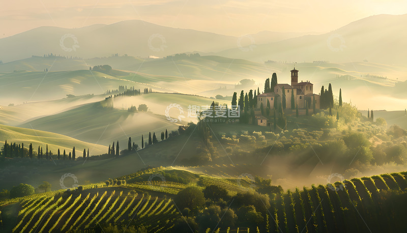 高清大图下载【趣麦麦图】大自然庄园大场景摄影