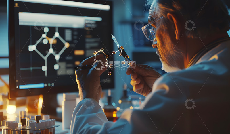 高清大图下载【趣麦麦图】科技科研专业人士背景摄影图