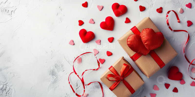 高清大图下载【趣麦麦图】文艺清新电商礼盒banner