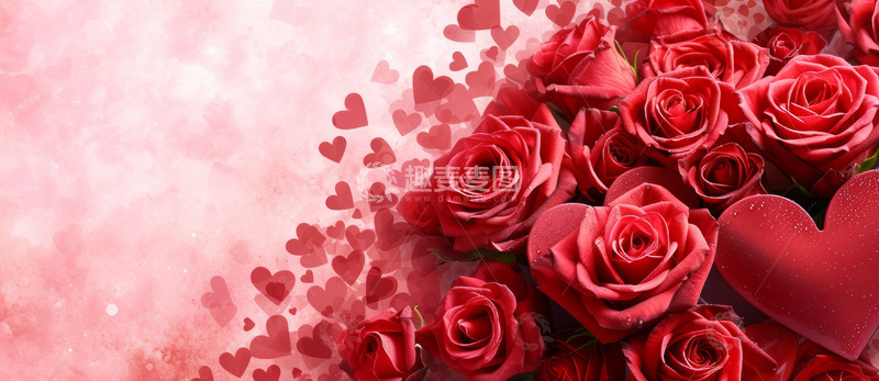 高清大图下载【趣麦麦图】情人节鲜花背景