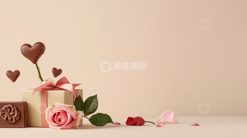 高清大图下载【趣麦麦图】圣诞礼物背景节日