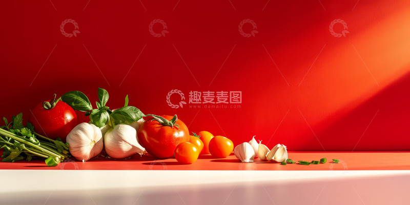 高清大图下载【趣麦麦图】蔬菜海报背景