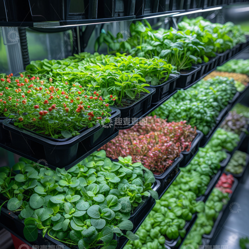 高清大图下载【趣麦麦图】温室绿植培养