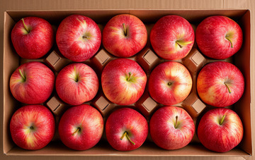 装在箱子里的苹果