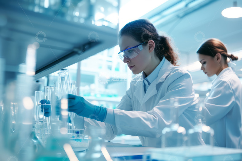 高清大图下载【趣麦麦图】科学家实验室科学研究