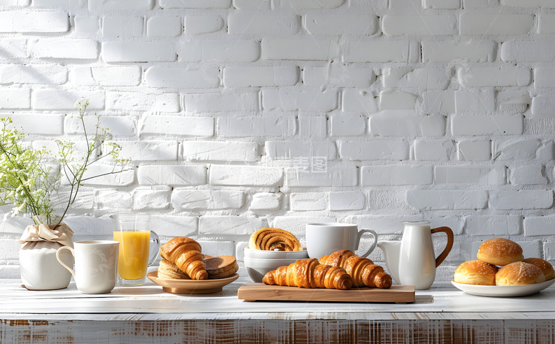 高清大图下载【趣麦麦图】早餐咖啡摆拍摄影图