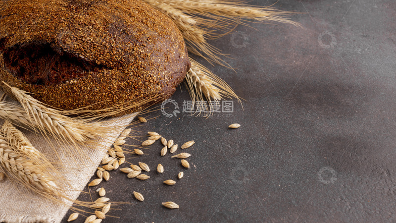 高清大图下载【趣麦麦图】金黄的秋收麦穗