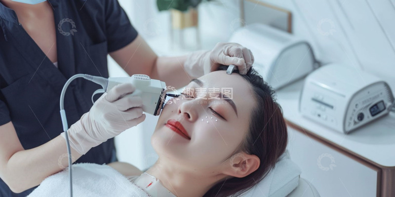 高清大图下载【趣麦麦图】医美机构有做美容的女孩