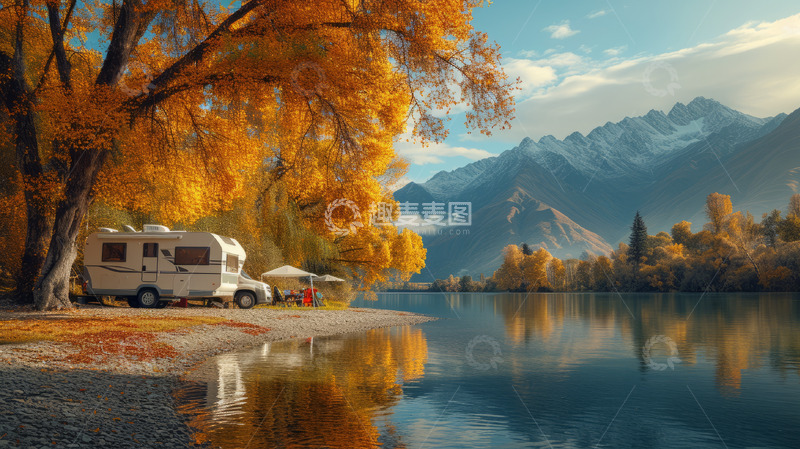 高清大图下载【趣麦麦图】户外露营风景