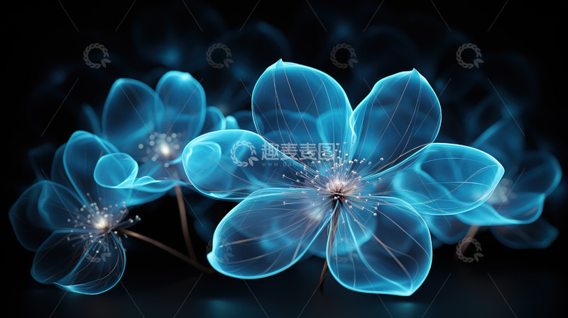 高清大图下载【趣麦麦图】高级概念简约花朵背景