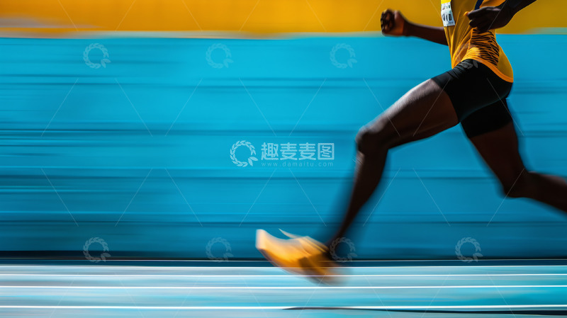 高清大图下载【趣麦麦图】跑步健身海报背景