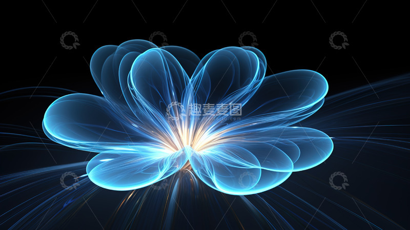 高清大图下载【趣麦麦图】高级简约概念花朵背景1