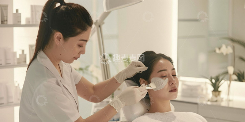 高清大图下载【趣麦麦图】美容机构做医美的女生