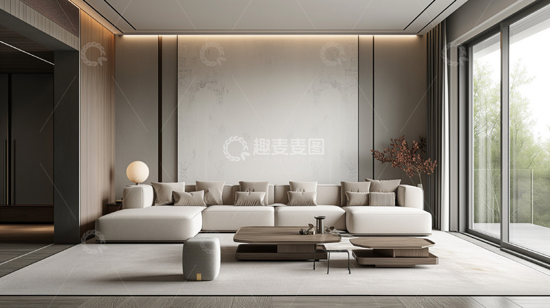 高清大图下载【趣麦麦图】室内设计客厅场景