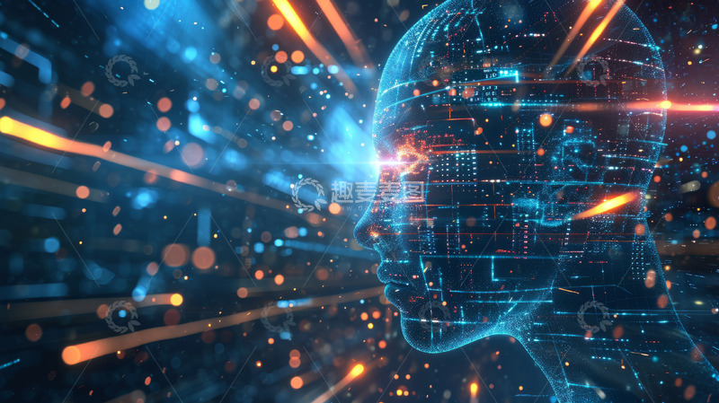 高清大图下载【趣麦麦图】智能未来科技