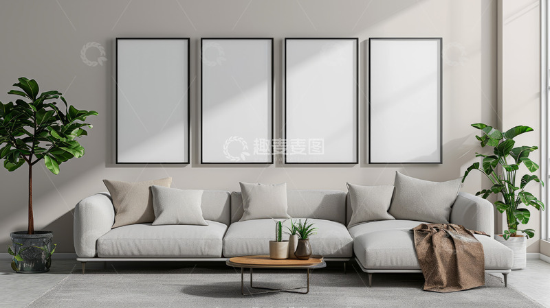 高清大图下载【趣麦麦图】家居挂画装饰画海报场景