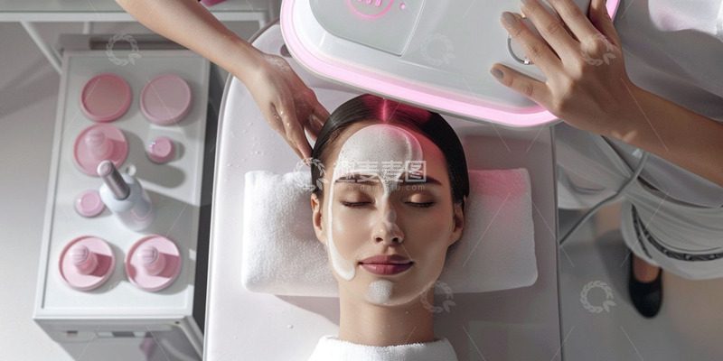 高清大图下载【趣麦麦图】实拍美容院美容女孩