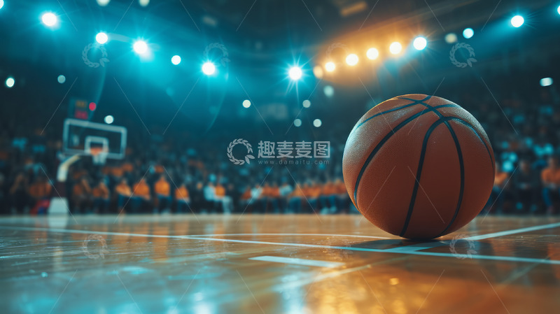 高清大图下载【趣麦麦图】篮球微距摄影特写