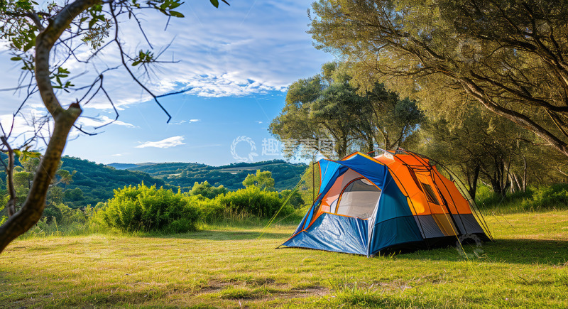 高清大图下载【趣麦麦图】旅行露营野炊帐篷