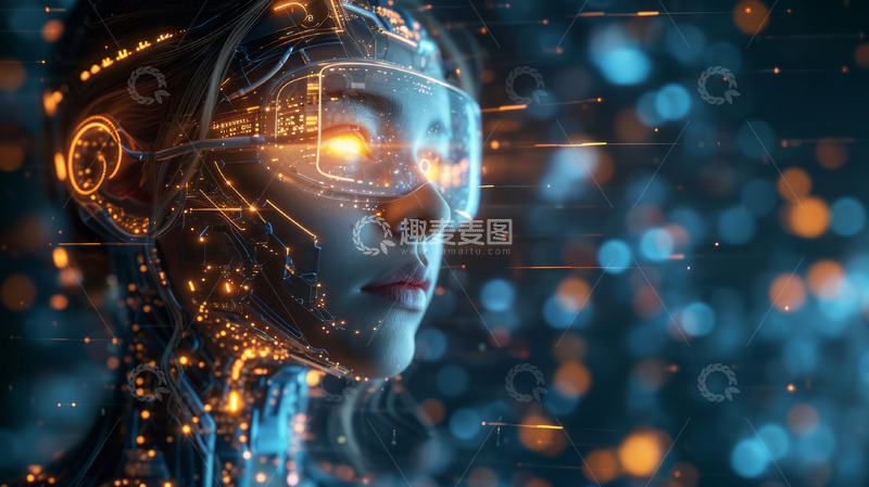 高清大图下载【趣麦麦图】未来科技商务场景