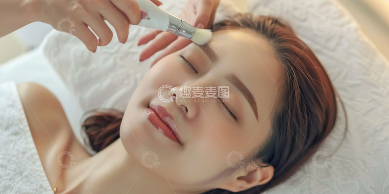 高清大图下载【趣麦麦图】美容院做医美的女孩