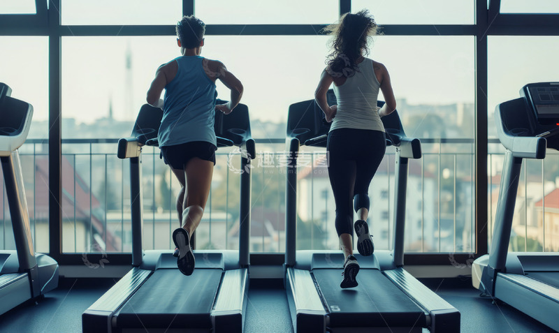 高清大图下载【趣麦麦图】跑步健身背景图
